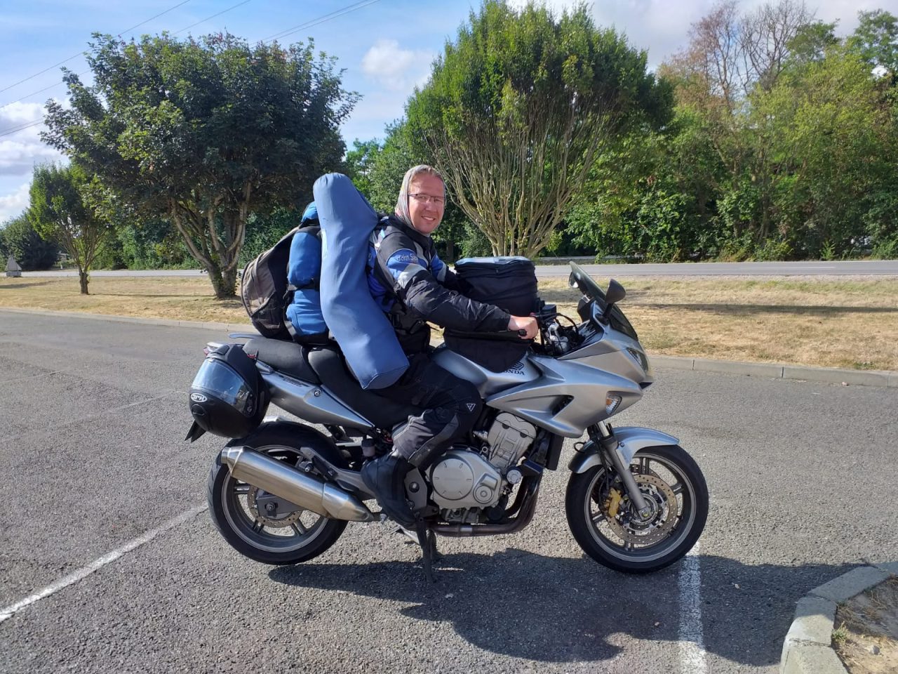 Thomas auf Reisen mit dem Motorrad.